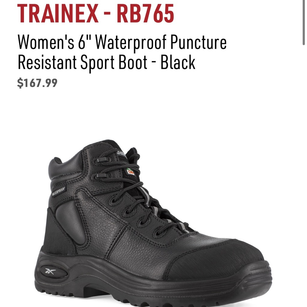 Reebok Women's 6" Waterproof Puncture Resistant Sport Boot with Composite Toe